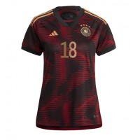 Tyskland Jonas Hofmann #18 Bortatröja Kvinnor VM 2022 Korta ärmar